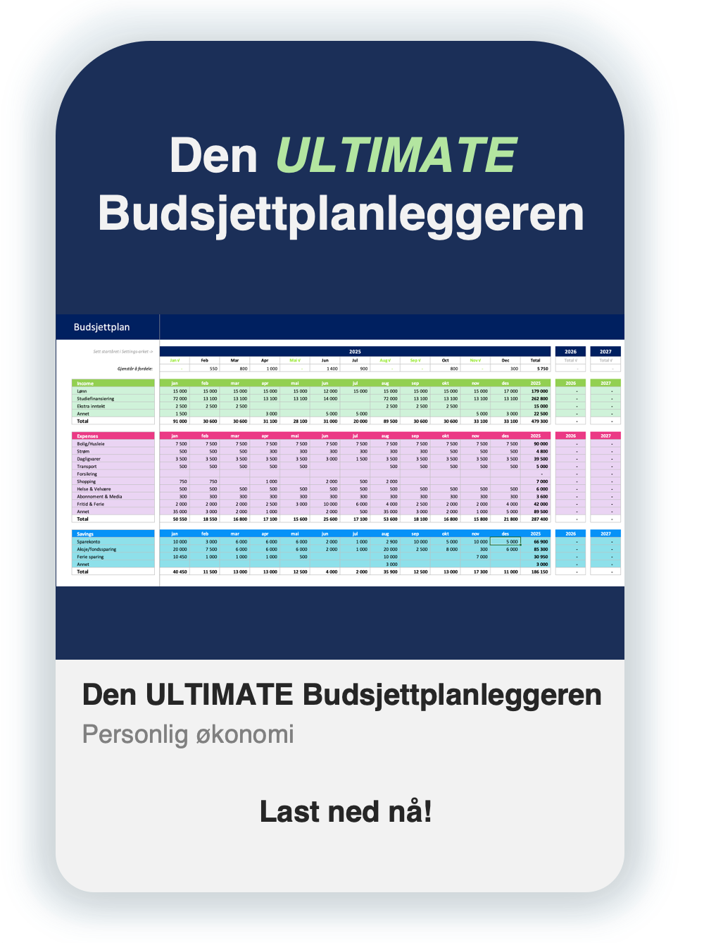 Budsjettplanlegger