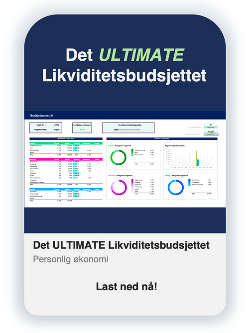 Komplett Likviditetsbudsjett